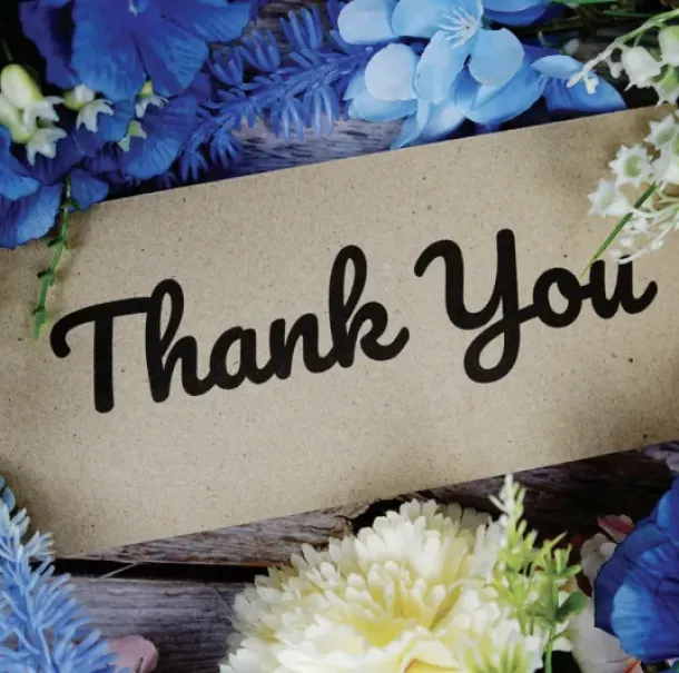 Thank you note